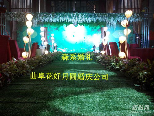 曲阜花好月圆婚庆公司户外森系婚礼